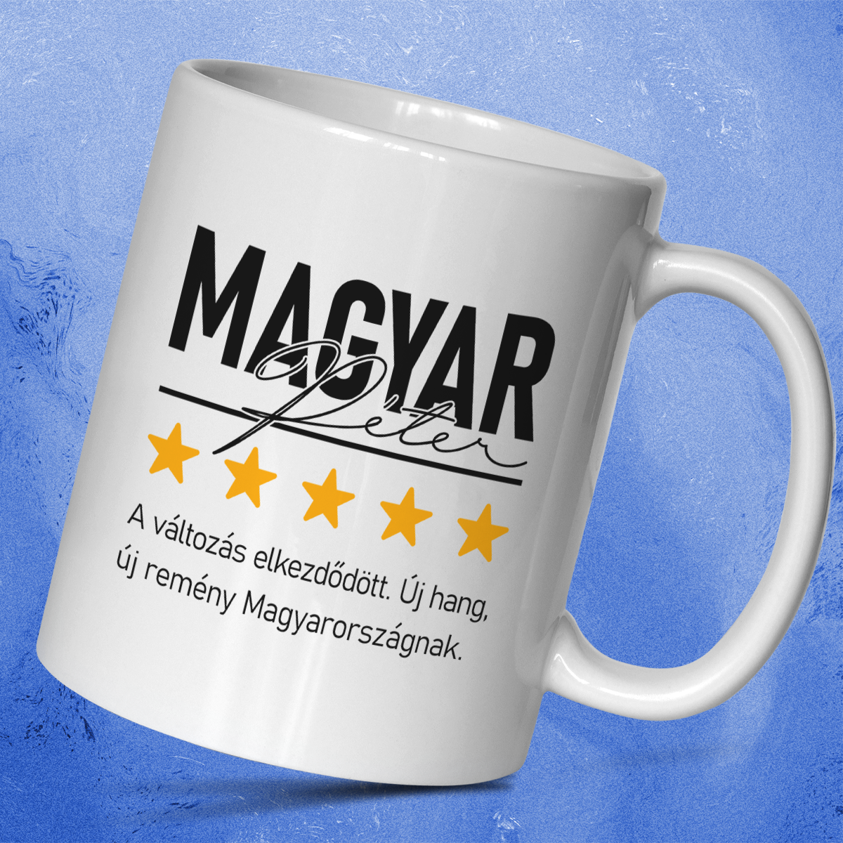Magyar Péter - 5 Csillag bögre