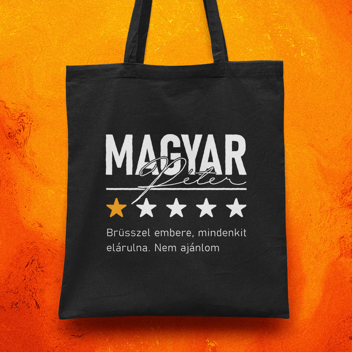 Magyar Péter - 1 Csillag vászontáska