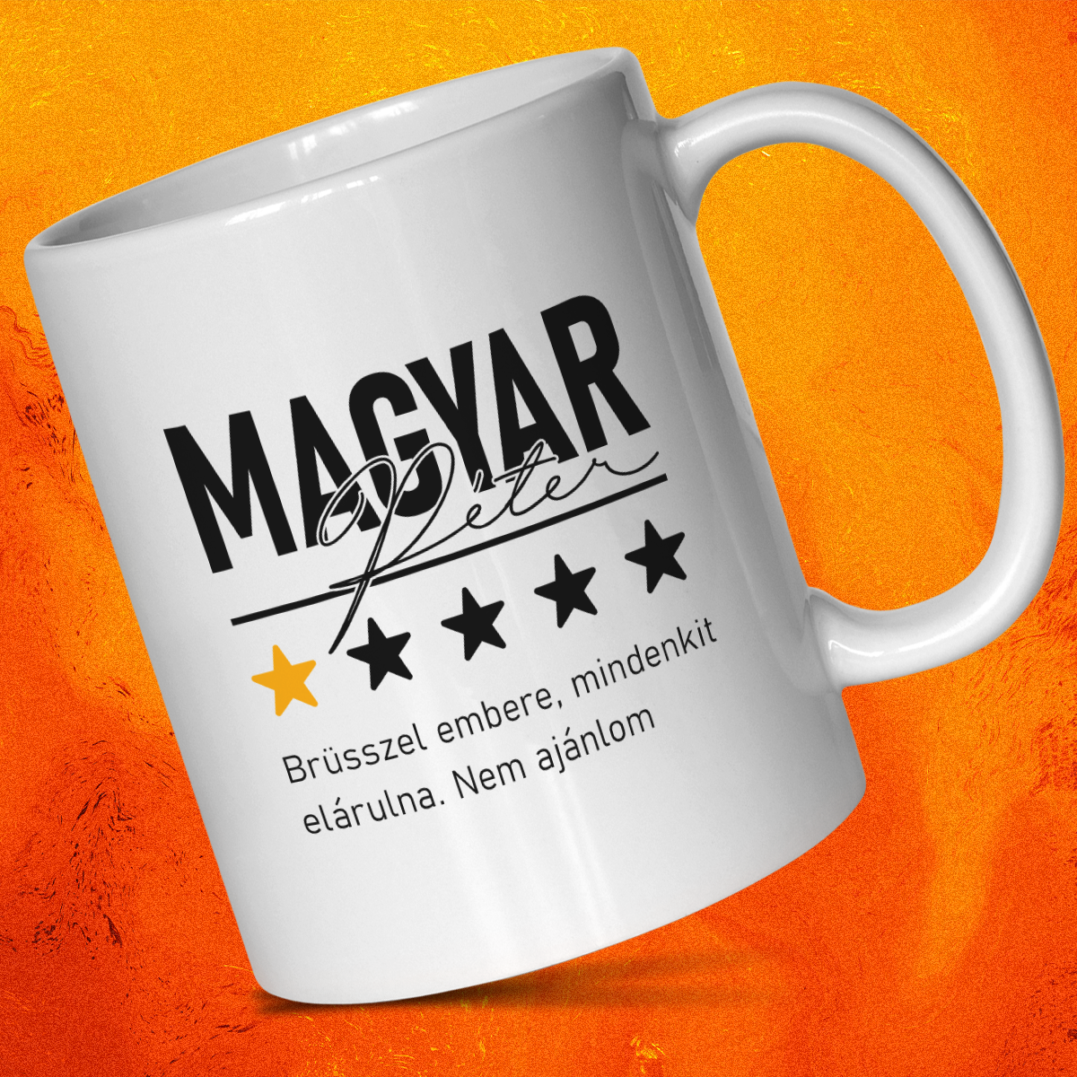 Magyar Péter - 1 csillag bögre