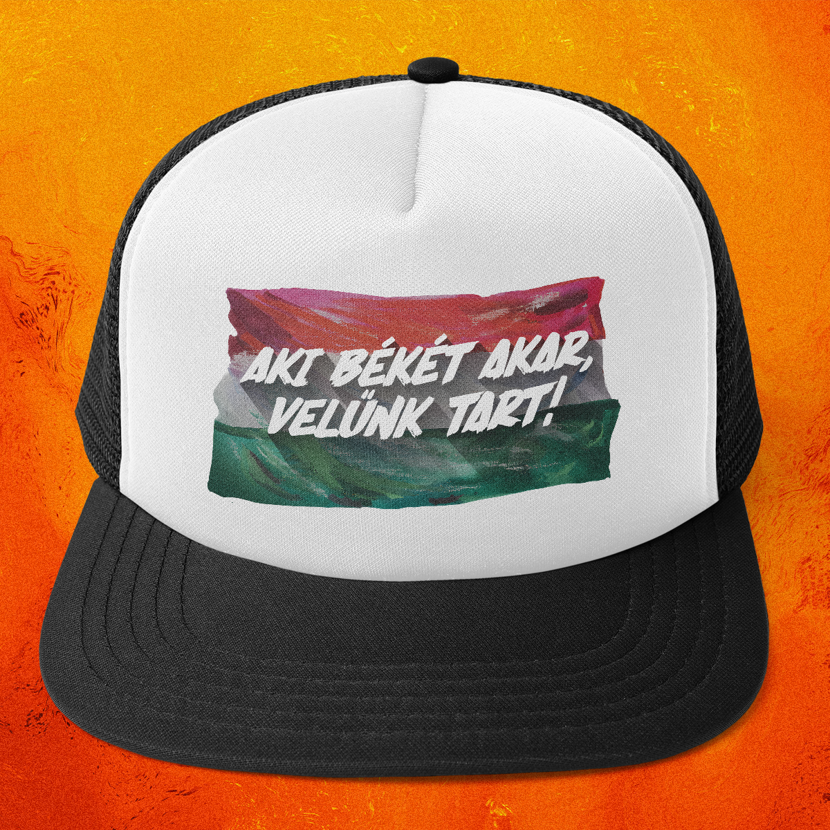 Aki békét akar, velünk tart! - Baseball sapka