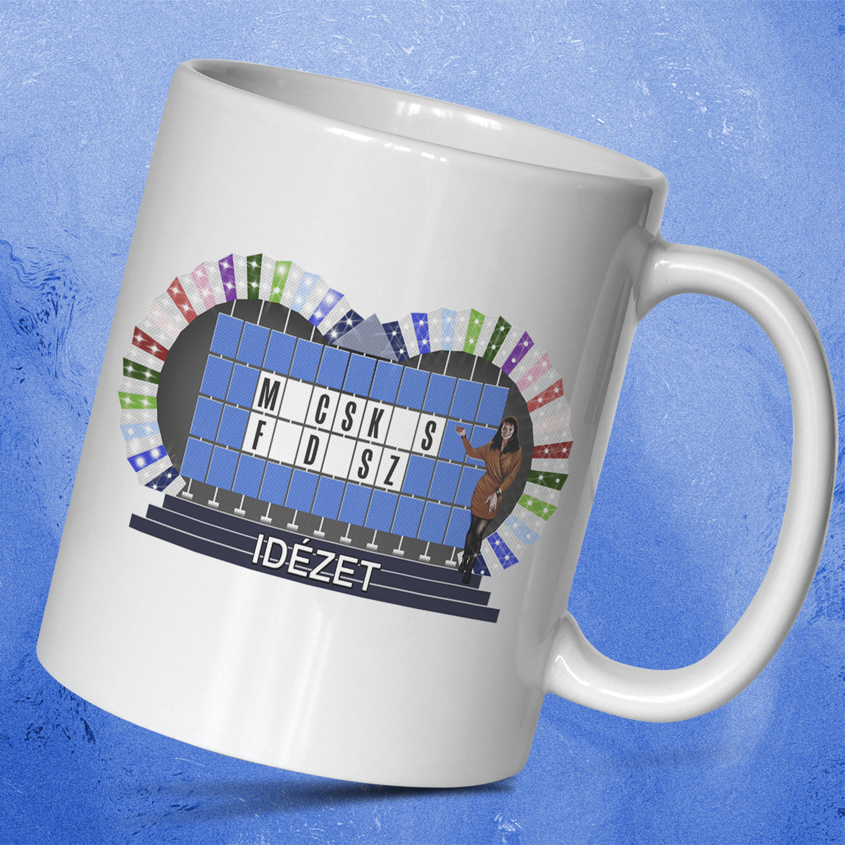 M_csk_s f_d_sz - szerencsekerék stílusú bögre