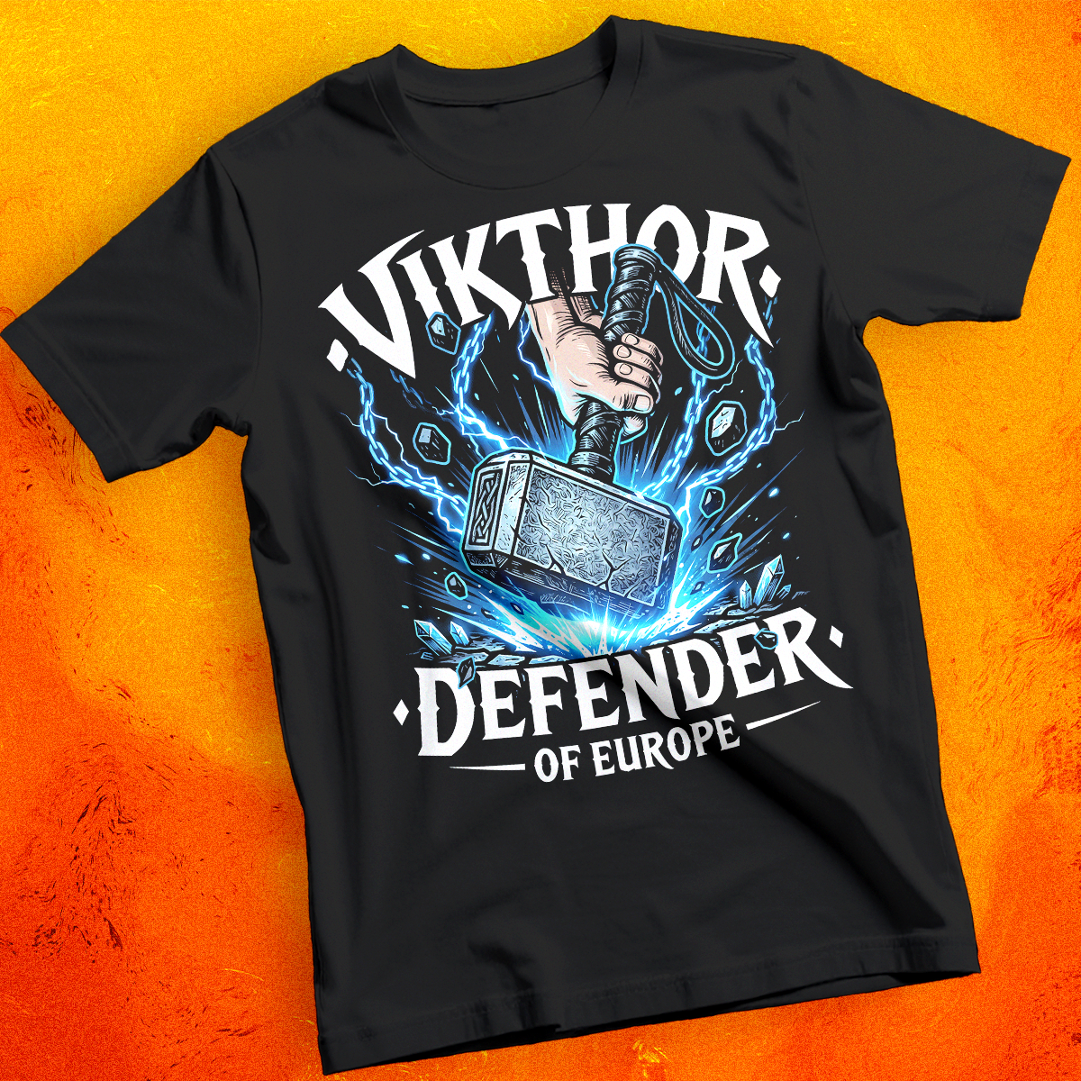 VikThor - Defender of Europe póló
